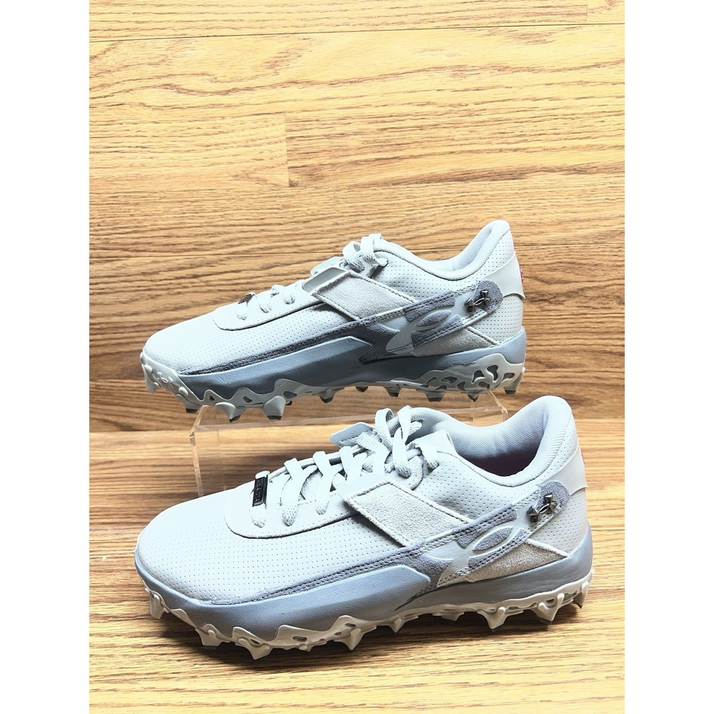 Under Armour Harper 10 Pro TPU Mens 9 Grey Baseball Cleats Shoes 6010136-075